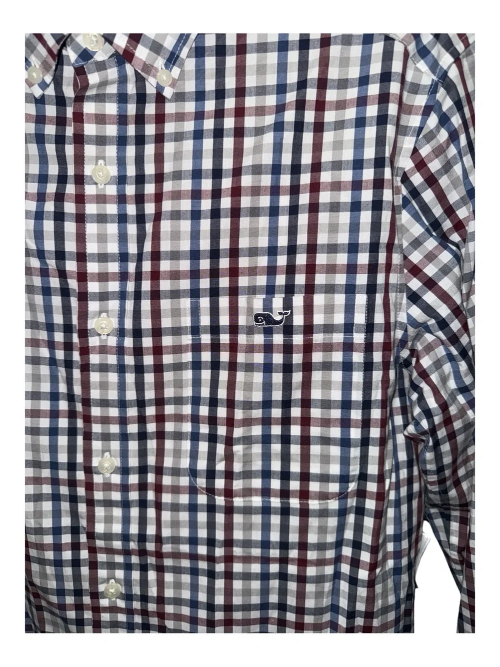 Vineyard Vines Men’s Plaid Stretch Button Down Shirt Size M NWT